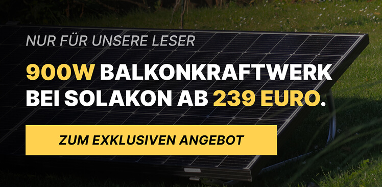 Balkonkraftwerk Werbung