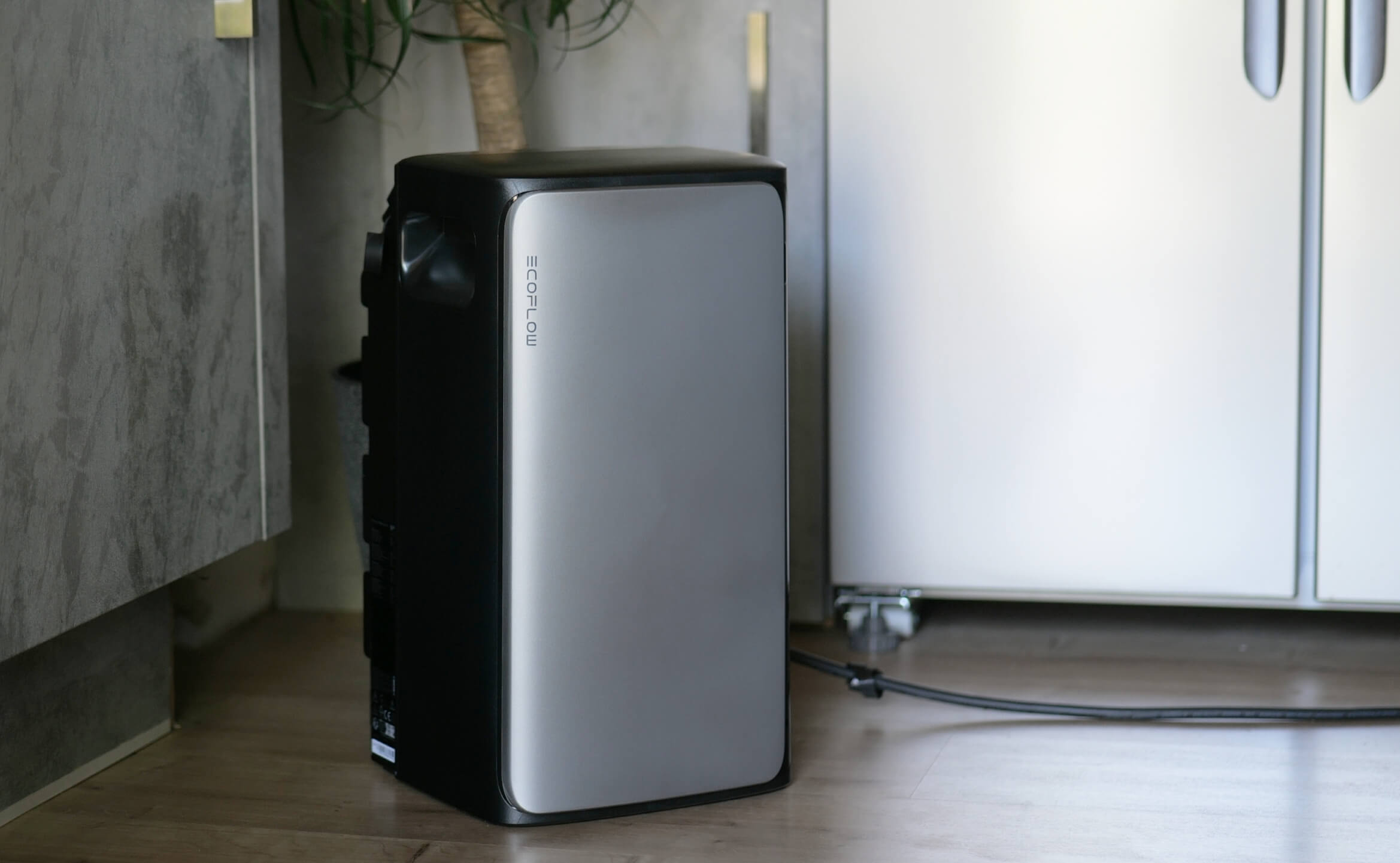 EcofLow Stream AC Pro dezentral im Haus angeschlossen mit Kühlschrank