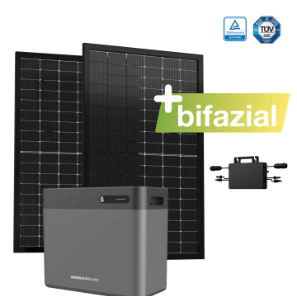 Green Solar Balkonkraftwerk 850/800W mit 2,2 kWh Batteriespeicher