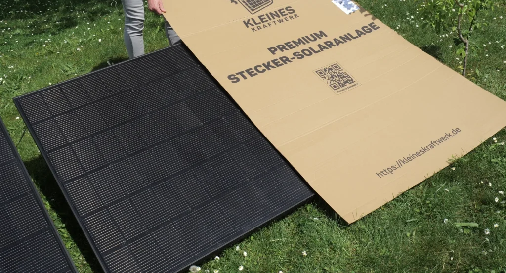 Verschattung im Test beim Kleines Kraftwerk Duo