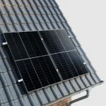 Kleines Kraftwerk Duo Ziegeldach Komplettset 860Wp mit topCon Solarmodulen und statisch geprüfter Dachhalterung (made in Germany)