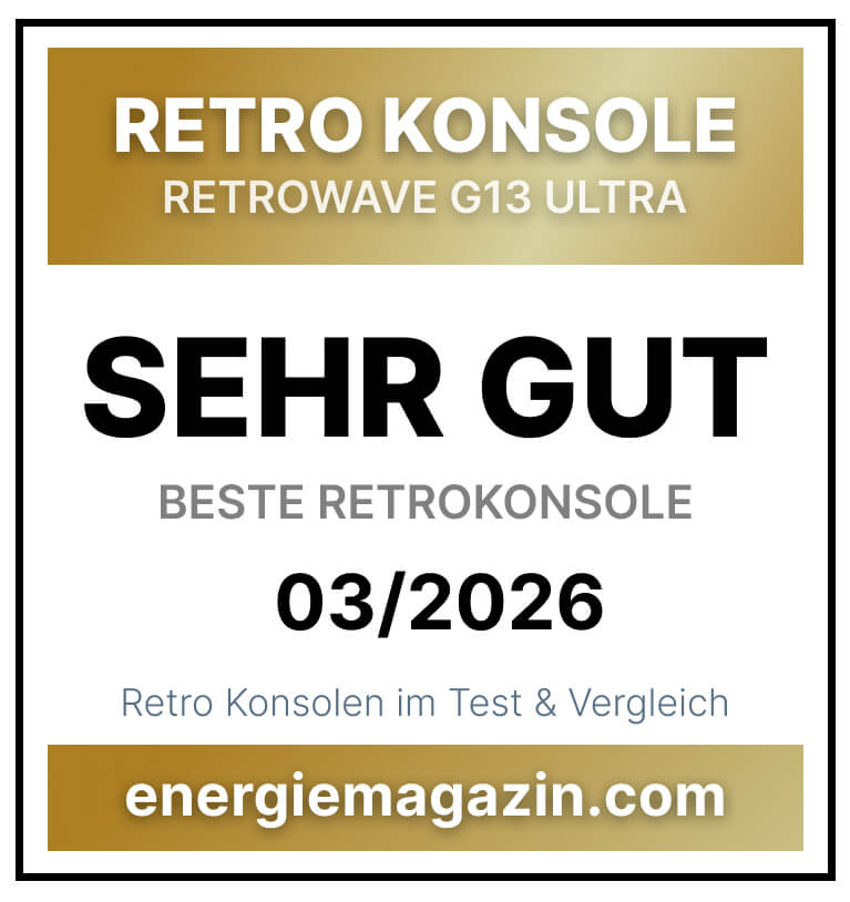 Testnote: SEHR GUT für Retrowelt G13