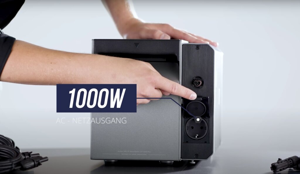Anker solix Solarbank 2 Pro: AC-Ausgang 1000 Watt