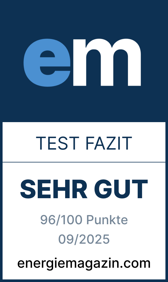 Testnote: SEHR GUT für Solakon ONE