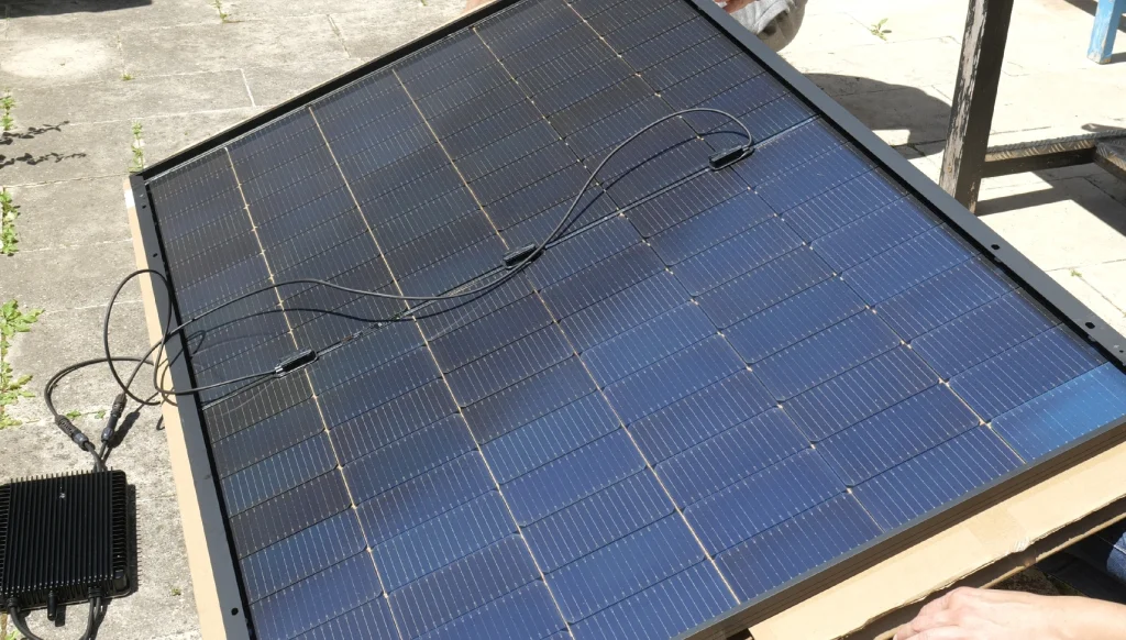 Yuma Solarmodule: Test der Rückseite